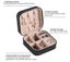 Small Jewelry Box Necklace Ring Storage Organizer Mini Jewelry Case Double Lay Carousel 4