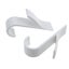 Vibe Geeks Pack of 10 Kitchen and Bathroom Hanging Clips Movable Hanging Storage Carousel 15