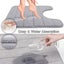 Memory Foam U-shaped Toilet Bath Mat Contour Rug With Water Absorption And Non- Carousel 2