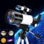 Astronomical Telescope High Tripod Lunar Mirror HD Viewing Refractor Telescopes Carousel 6