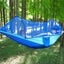 2 Person Hammock With Mosquito Net For Camping Tent Hanging Bed Travel Blue Carousel 3