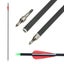 12pcs Musen Carbon Arrows 31 Inches Spine 500 For Compound & Recurve Bow Hunting Carousel 5