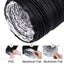 Flexible Air Duct Chimney Dryer Vent Duct Air Exhaust Aluminum Foil Ducting 6" Carousel 5