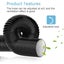 Flexible Air Duct Chimney Dryer Vent Duct Air Exhaust Aluminum Foil Ducting 6" Carousel 7