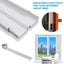 13cm 3pc Window Adapter Tube Connector for Portable Air Conditioner Exhaust Hose Carousel 3