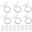 80pcs Suction Cups With Rings Transparent Suction Cups Hanger For Window Glass Carousel 2