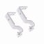 2pcs 18-22mm Adjustable Curtain Holder Curtain Drapery Rod Bracket white Carousel 1