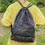 Drawstring Backpack Sports Gym Sackpack With Shoes Compartment Resistant Strin Carousel 5