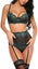 Women Lingerie Set With Garter Belts Sexy Bra And Panty Underwire Lingerie Set Carousel 5