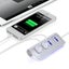 High Speed Mini 4 Port Blue Led Light Usb Hub Splitter Aluminium Power For App Carousel 4