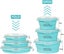 Silicone Collapsible Food Storage Container With Airtight Lid And Air Vent 3pa Carousel 4