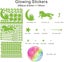 296pcs Glow In The Dark Unicorn Wall Decals Luminous Moon Castle Star Dot Stic Carousel 4