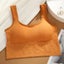 Seamless Crop Top Women Underwear Wire-Free U-Shaped Camisole Wide Carousel 1