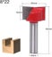 Woodworking Cutter Cleaning Bottom Router Ends 8mm Shank Flush Trim Hinge Mort Carousel 3