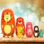 Handmade Wooden Different Pattern Small Items Matryoshka Doll Handmade Wooden Carousel 5