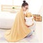 3 In 1 Cute Light Brown Plush Hamster Throw Pillow And Folding Air Conditionin Carousel 4