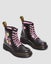 Dr. Martens Junior 1460 - Black Coated Glitter Pu & Mauve Athena & Fondant Pi... Carousel 3