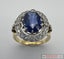 18ct Yellow Gold 2.48ct Sapphire and Diamond Cluster ~ $14,200! Carousel 1