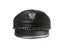 Winter Men's Genuine Leather Flat Top Badge Locomotive Retro Military Caps Carousel 3