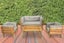 Dover Indoor- Covered Outdoor Sofa Set with One Coffee Table, Light Grey Carousel 1