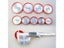 28 Colors 6.5CM Silicone Coasters Cup Bottom Cover Cup Bottom Ring Coaster Carousel 5