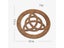Celtic Knot Wood Board Witch Altar Tray Wall Art Sacred Geometry Pentagram Carousel 6