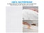 Smooth Waterproof Mattress Protector Cover For Bed Solid White Wetting Carousel 7