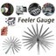 1 Set Metric Feeler Gauge 17/20 Blades 0.02-1.00mm For Measurements Carousel 4