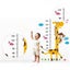 NEW Large Giraffe Wall Sticker Decal Removable Baby Kids Height Chart Carousel 4