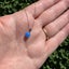 Silver Opal Necklace "Evara" (Blue) Carousel 6