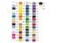 Simthread Polyester Embroidery Machine Thread 63 Brother Colors / Kit 1000M / Carousel 7