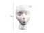Women Foam Head For Hat Hair Wigs Display - Polystyrene Lightweight Durable Carousel 6