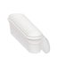 Kitchee 10x 1.2L Plastic Buckets + Lids - Food Grade Empty White Tub With Handle Carousel 1