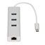 USB 3.1 Type C to LAN + USB3.0 Hub Gigabit RJ45 Ethernet Network Carousel 1