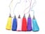 5/10Pcs 8CM Hanging Rope Silk Tassels Fringe Sewing Bang Tassel Trim Key Carousel 4