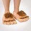 Womens Furry Monster Adventure Slippers Comfortable Novelty Warm Winter Hobbit Carousel 2