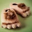 Womens Furry Monster Adventure Slippers Comfortable Novelty Warm Winter Hobbit Carousel 5