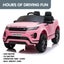 Land Rover Licensed Kids Electric Ride on Car Remote Control - Pink Carousel 12