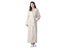 Winter Warm Flannel Hooded Fleece Long Bathrobe Lovers Sleepwear Beige Carousel 4