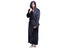 Winter Warm Flannel Hooded Fleece Long Bathrobe Lovers Sleepwear Dark Blue Carousel 4
