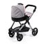 Bayer KD PRAM WITH HANDBAG - Pink & Grey Carousel 3