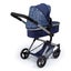 Bayer Neo Vario Combi Dolls Pram - Blue Carousel 2