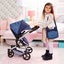 Bayer Neo Vario Combi Dolls Pram - Blue Carousel 11