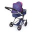 Bayer Neo Vario Combi Dolls Pram - Navy & Pink Carousel 3