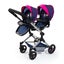 Bayer TWIN DOLLS PRAM Navy Carousel 3