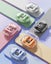 Brand NEW ENC Earbuds - Rechargeable Case - Built in Mic - Pods Shape - by Awei Carousel 14