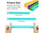 10PCS Large Multicolor Silicone Rubber Bands For Notebook Gear Gifts Carousel 1