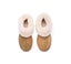 EVERAU(R) UGG Slippers Sheepskin Wool Suede Ankle Homey Carousel 7