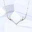925 Sterling Silver Modern Necklace Deer Antlers "Velvet" Carousel 3