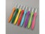 8pcs Crochet Hook 2.5-6.0mm Aluminum Crochet Needles With Colorful Soft Rubber Carousel 10